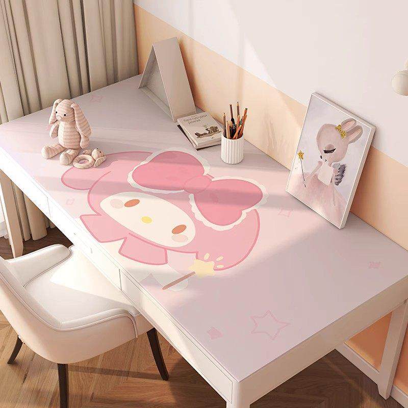 皮革书桌垫卡通儿童美乐蒂防水硅胶桌布学生学习作业写字台桌面垫,居家布艺,桌布,淘宝优惠券,粉丝福利购,淘宝优惠卷