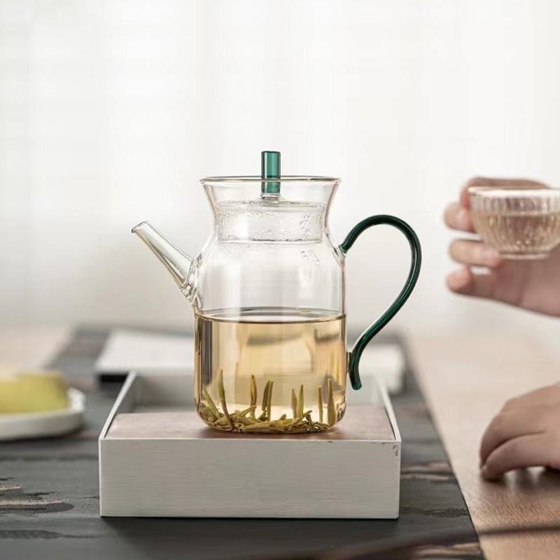 山中事仿宋执壶耐高温可煮小壶绿茶壶红茶泡茶壶小宋壶简约花茶壶