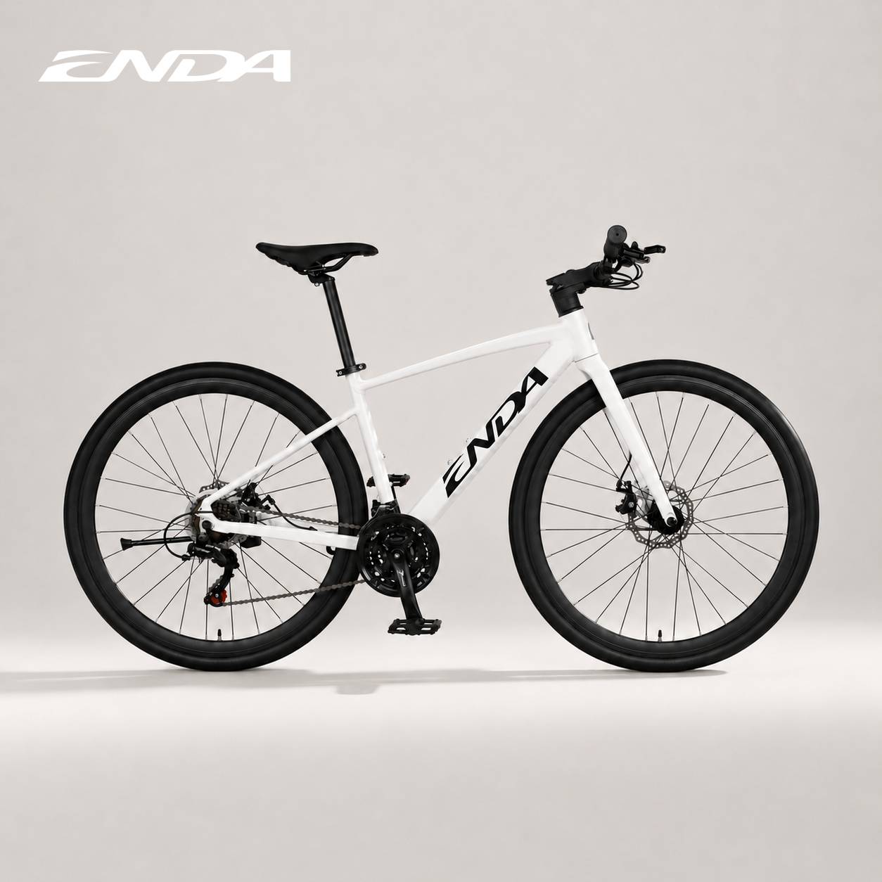ENDA/恩达超越3超轻铝合金禧玛诺24速机械碟刹青少年平把公路车