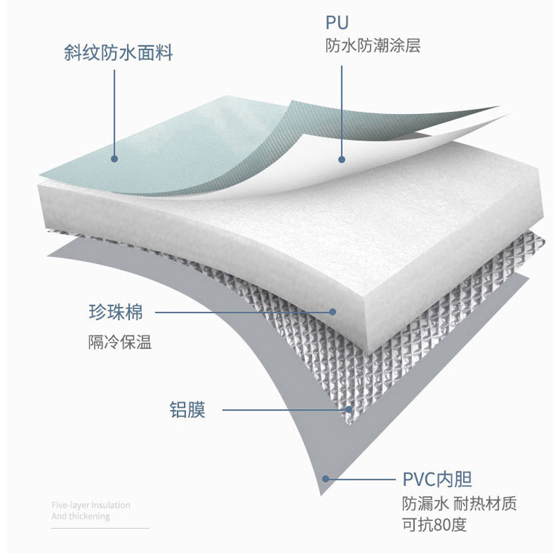 可折叠泡脚袋家用户外式洗脚盆保温泡脚桶宿舍过小腿足泡脚袋