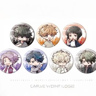 日谷全新 鸭桥罗恩的禁忌之谜 私服 Q版盲袋吧唧徽章 周边 约57mm