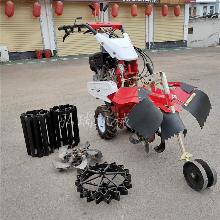 单人操作开沟培土机手扶式果园开沟机四川大棚田园施肥开沟机