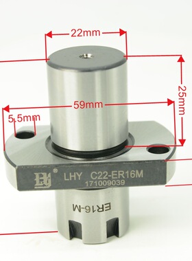 热销ER16夹头座 车床刀座 机床配附件 22柄径刀杆 ER刀柄