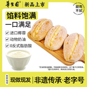 华生园椰蓉动物奶油夹心面包新鲜代餐学生营养早餐经典 老式