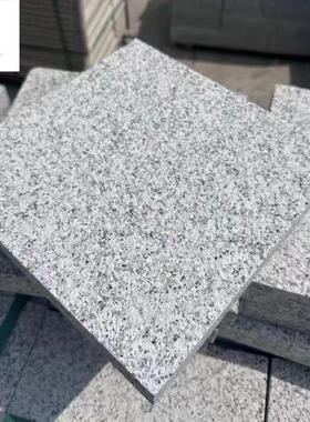 花岗岩芝麻白灰黑黄锈石荔枝面广场平测路沿石庭院铺地火烧板石材