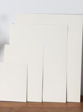 简约现代白色卡纸定加厚多尺寸内衬纸画框相框整张可写书法