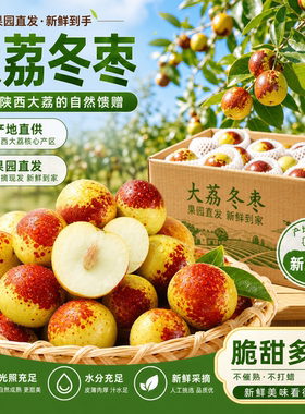 陕西大荔冬枣冰糖脆鲜5斤装