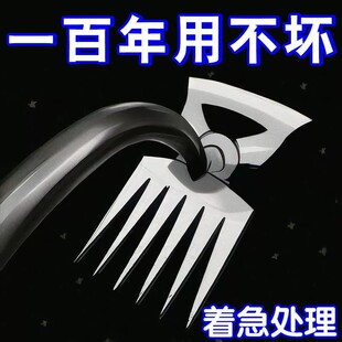 新型菜园种地耙子松土神器连根不弯腰农用铁耙子农用工具除草神器
