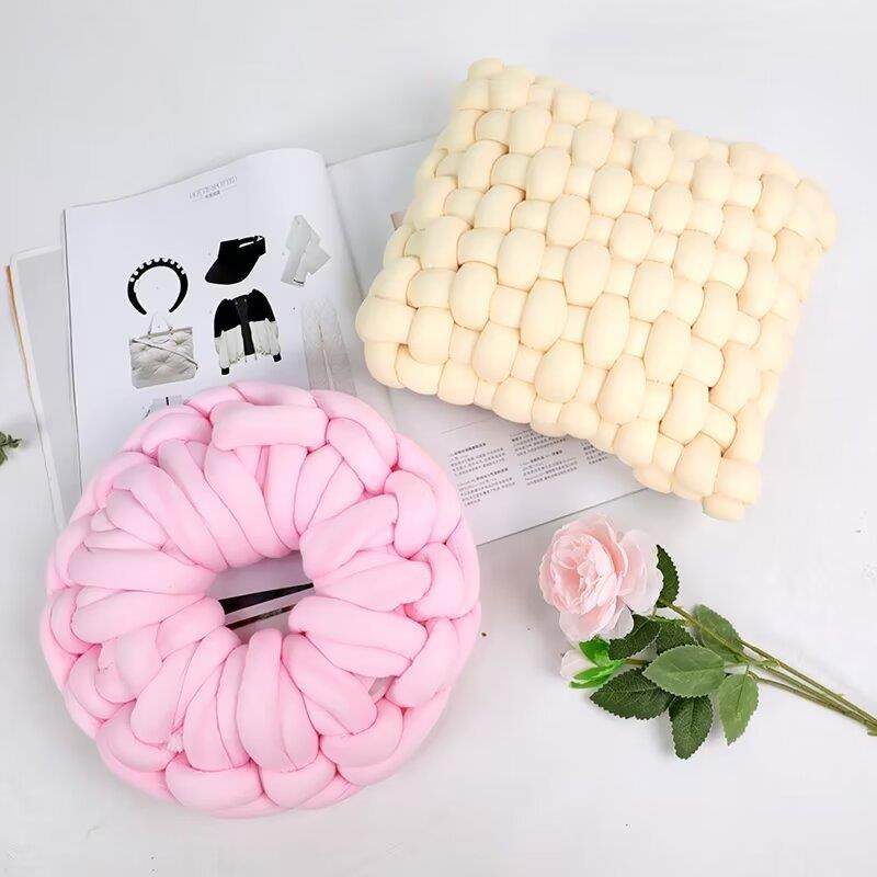 灌芯棉特粗毛线超粗冰岛毛线手工编织毯子猫窝抱枕坐垫缠婴儿床围