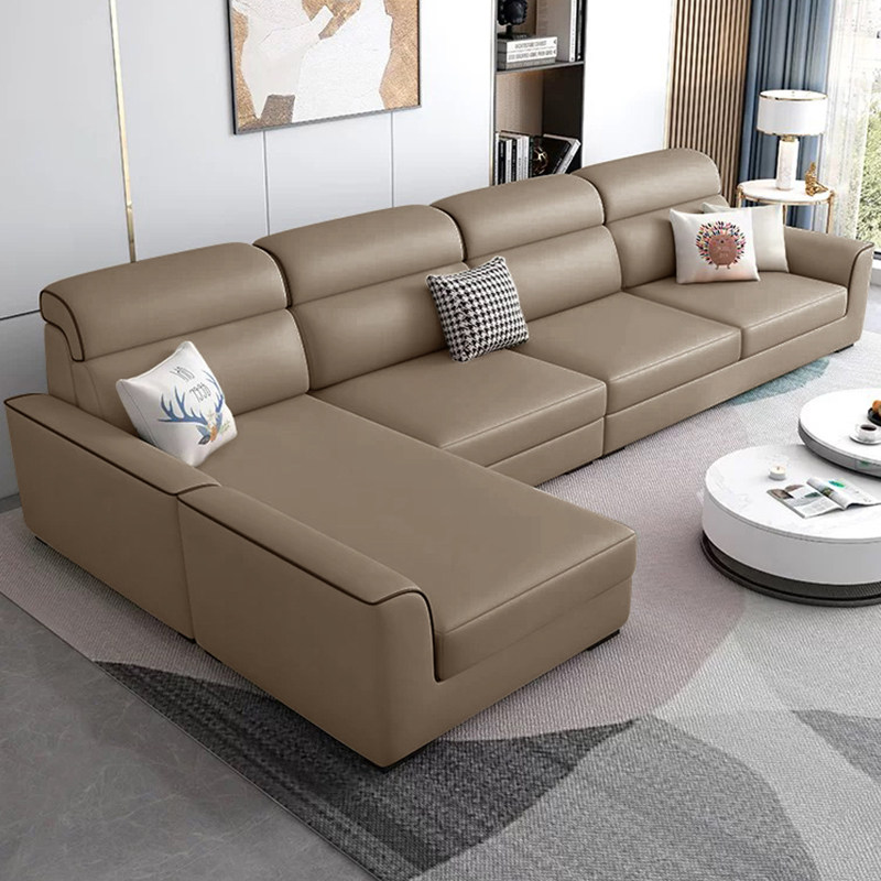 北欧冬夏两用凉席布艺沙发客厅2025新款小户型贵妃位猫抓皮沙发