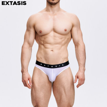 EXTASIS丝滑sheer2.0系列logo腰头三角裤