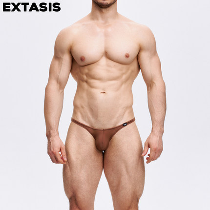 EXTASIS薄款sheer2.0紧身丝滑3D立体剪裁三角裤