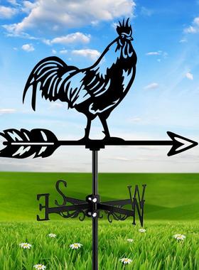 跨境亚马逊工艺品铁制风向标户外屋顶装饰摆件创意金属工艺装饰