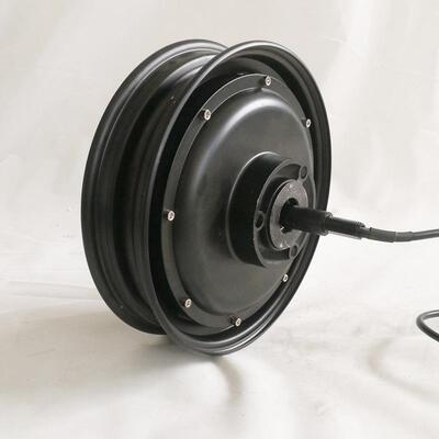 10*3.0单边轴电摩电机轮毂电机电动车碟刹电机1000W3.0-10轮胎