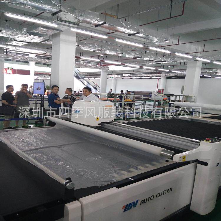 针织、梭织自动裁床电脑裁床好设备就选四季风服装科技裁剪