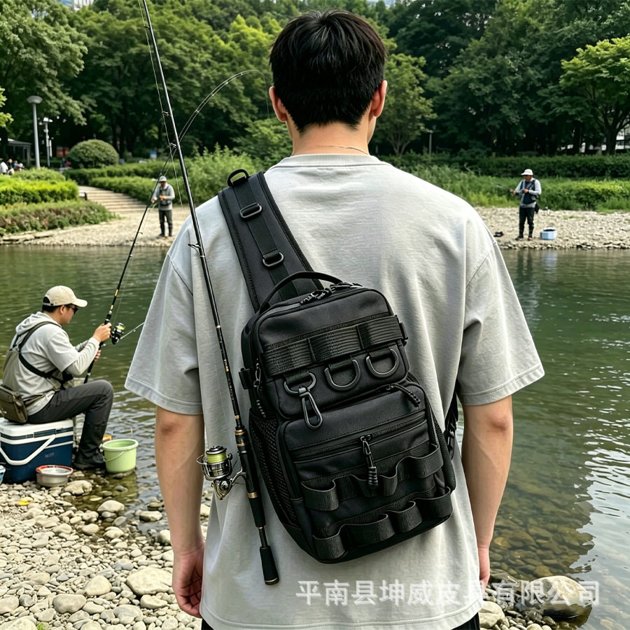 新款路亚包多功能单肩背