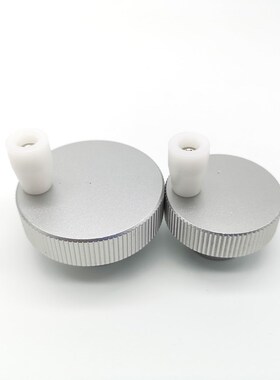 热销滑台用铝合金旋钮手轮内孔径5 6 8 10滚花外径25mm把手