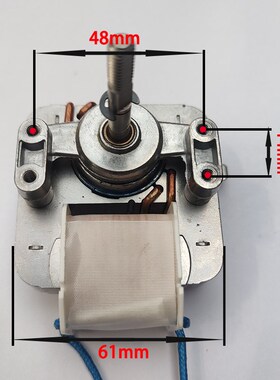 热销空气炸锅电机马达YJ61-16/13/10单相罩极异步电动机通用风机