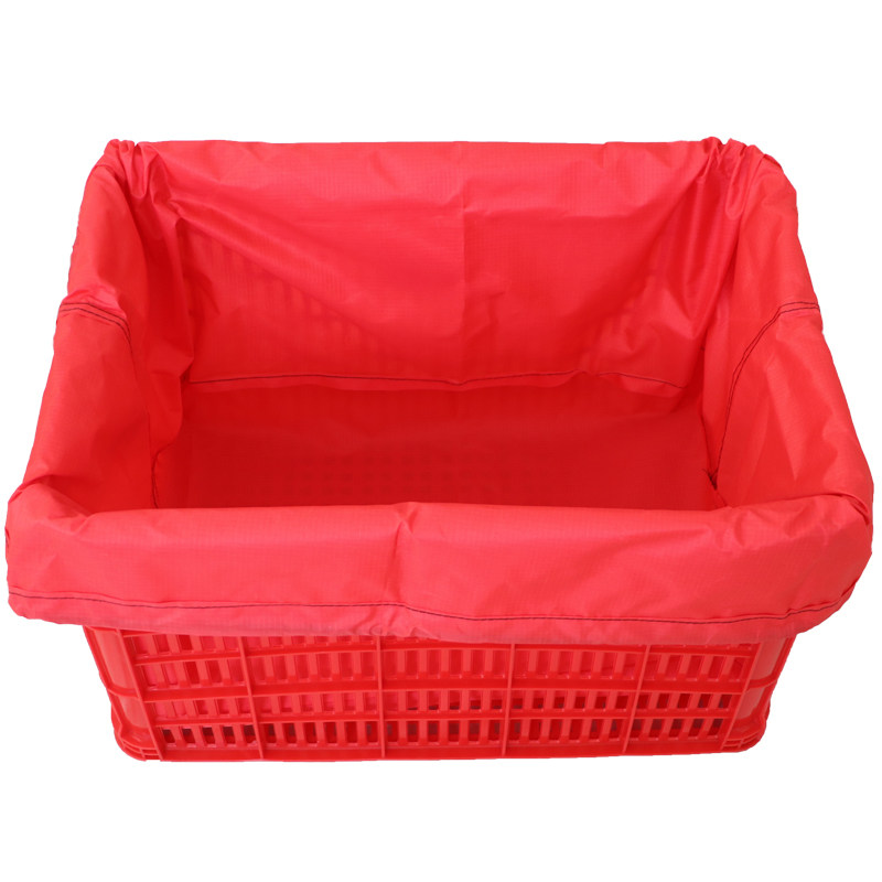 热销工厂货物塑料筐内衬袋仓库打包中转周转箱束口袋收纳筐牛津布