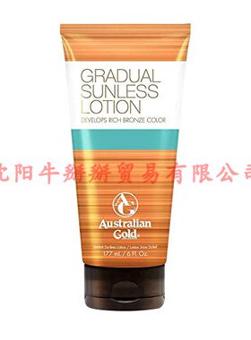 极速Australian Gold Gradual Sunless Tanning Lotion 6 Ounce