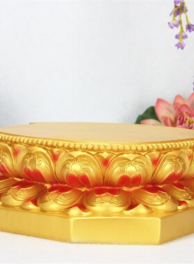 极速中式多款树脂桌面佛像叠座神像加高半莲花底座佛具家居佛堂摆