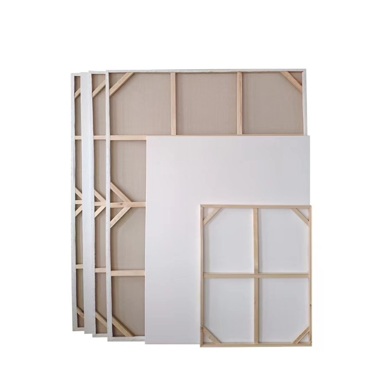 定制大尺寸油画框亚麻布框定做加厚h内框画布带框丙稀画框包邮