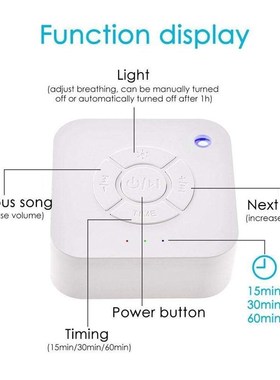White Noise Machine Sleep Sound Machine15 Non-Looping Soothi