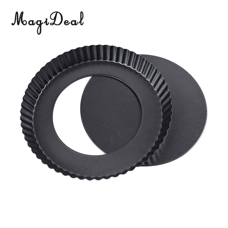 8inch Nonstick Tartlet Custard Quiche Pastry Pizza Pie Pan T