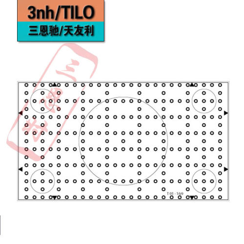 极速爱莎几何(BALL)测试图16:9畸变测试卡T01W相机图像测试chart