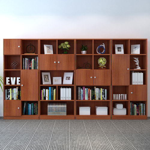 极速木质文件柜矮柜财务资料柜办公室书柜档案柜隔断书架置物柜展