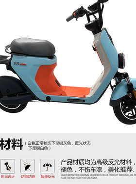 极速专用于九号E100/E125/C40/B系列/N系列车轮贴花轮圈贴轮毂反