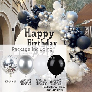 Gold Green Chrome Balloons Kit Arch Garland Forest 1set