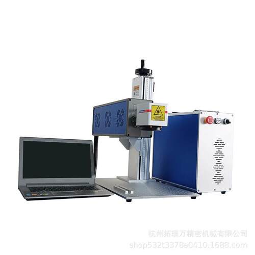 30wco2激光打标机陶瓷木材塑料布料皮革包装纸盒打标机杭州厂家