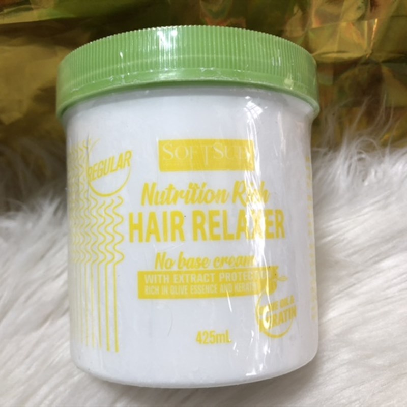 Nutrition rich hair relaxer 425ml olive essence and keratin