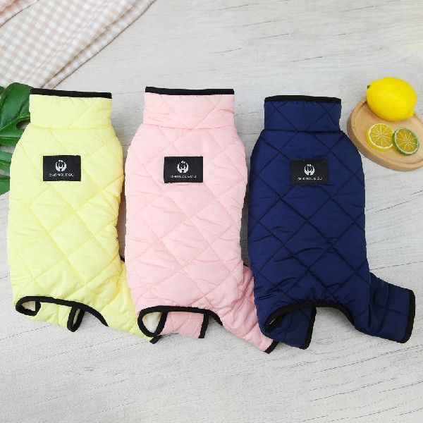 Winter Jumpsuit for Dogs Four Legs Warm Pet Dog Clothes for