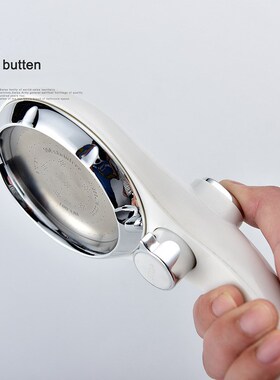 Handheld Shower Head ABS Booster Shower Head Set On/Off Swit