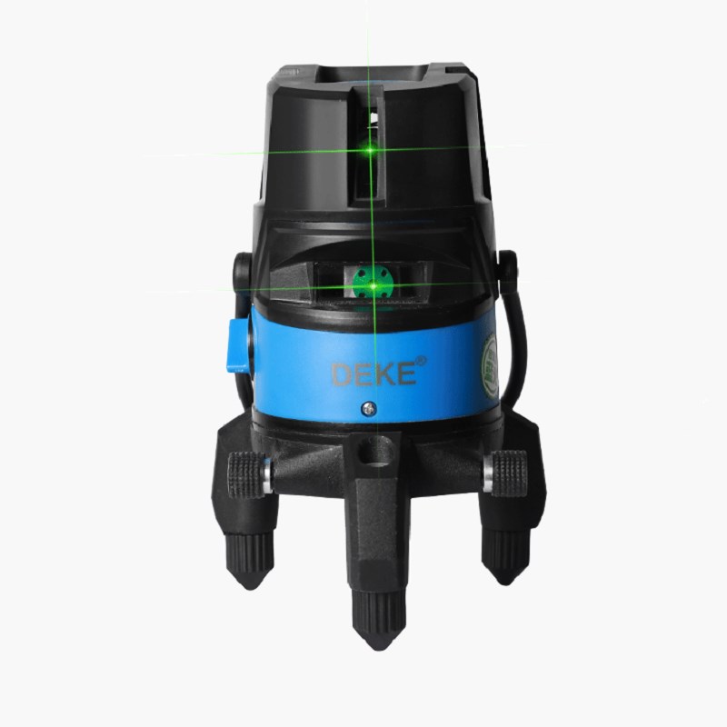 新品德科5线绿光水平仪红外线高精度室外强光细线自动调平蓝光平