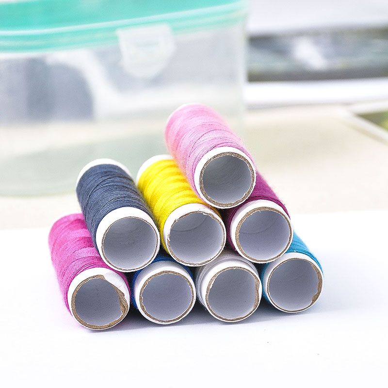 家用便携缝纫针线盒套装 DIY迷你旅行针线包剪刀皮尺缝补缝纫