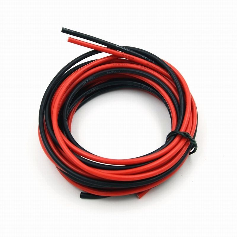 新品14 AWG Silicone Wire Hook Up wire Cables 3 m Black And 3
