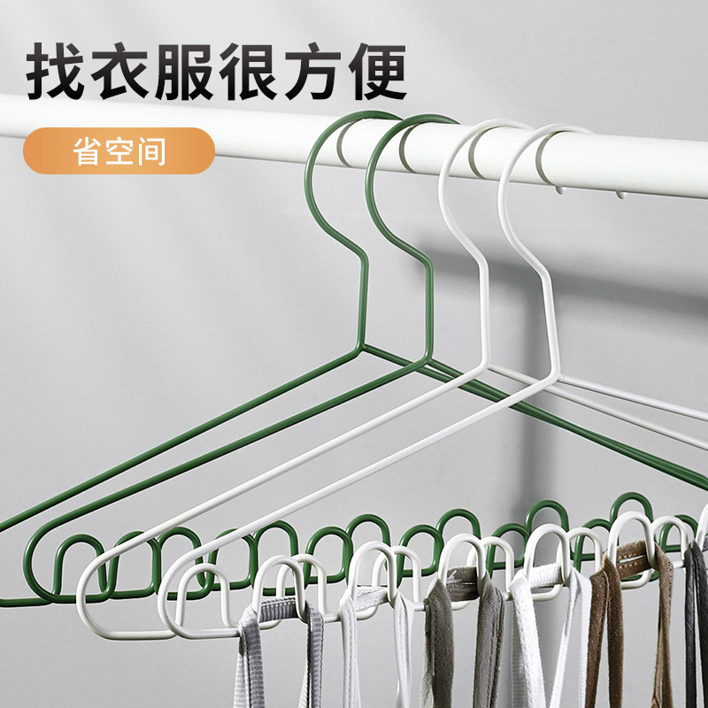 铁艺波浪形挂吊带衣架家用挂衣无痕防滑多功能背心内衣收纳挂架