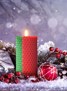 12PCs Beeswax Candle Making Kit DIY Colorful Honeycomb Sheet