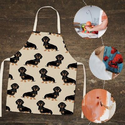 Cute Cat Pattern Kitchen Apron Women Kitchen Apron Cooking
