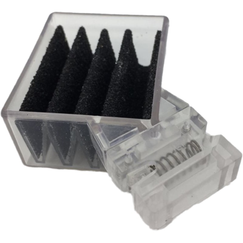 新款热销画眉磨嘴杯沙杯可拆画眉鸟磨嘴盒修嘴杯修封勾盒鸟具配件