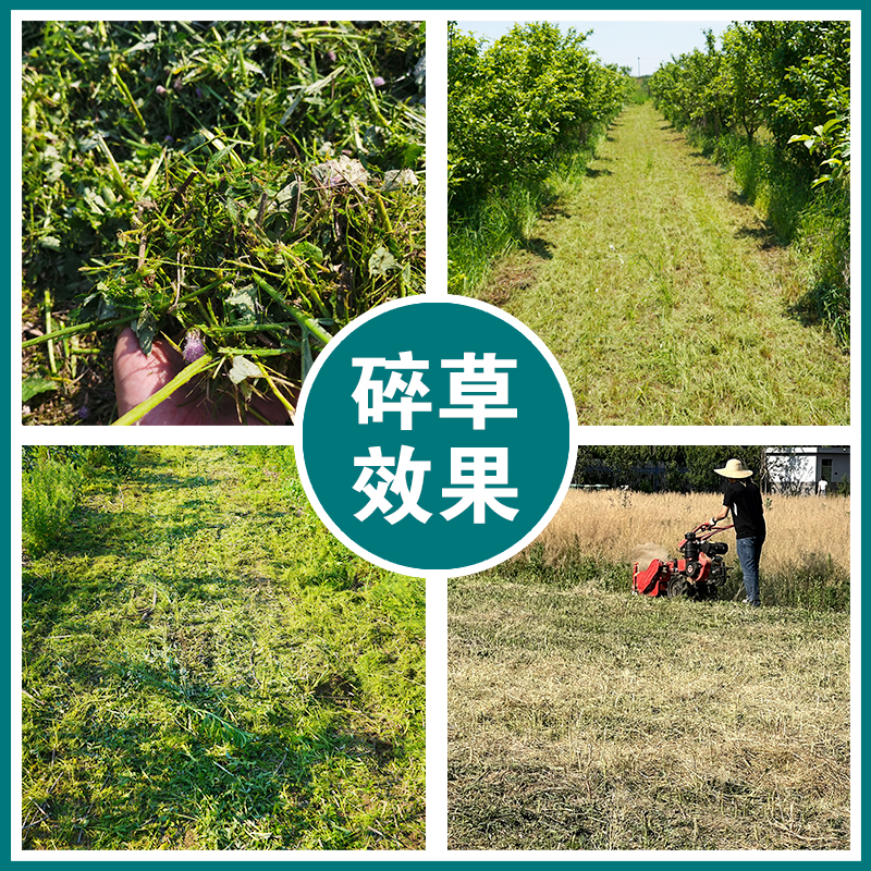 自走式果园林割草机大功率手推除草机汽柴油开荒草坪修剪锄割草机