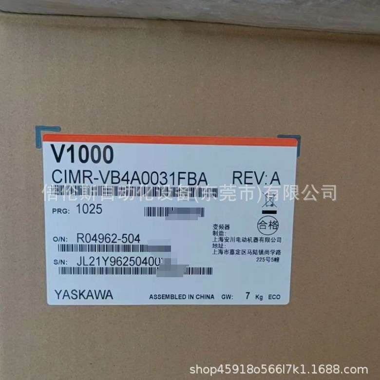 CIMR-VB4A0031FBA?安川 V1000系列变频器 全新 现货 议价