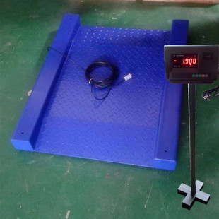 1m1000kg带双斜坡电子秤 800X800mm500公斤引坡一体式 地磅