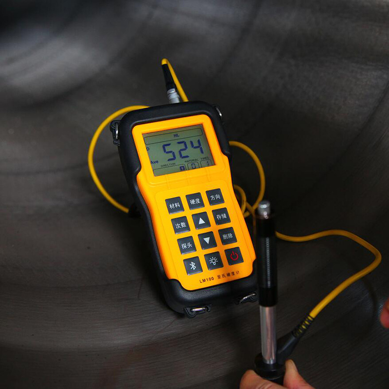 LM100数字便携式里氏硬度计金属钢铁铸硬度测量仪标准块