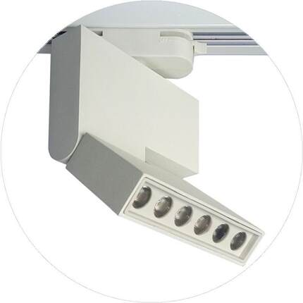 LED轨道灯轨道线条灯线性射灯折叠灯一字线条灯博物馆射灯6W12W