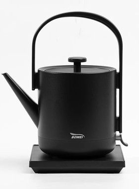 泊为B21电热水壶家用不锈钢保温一体烧水壶自动断电开水壶0.8L