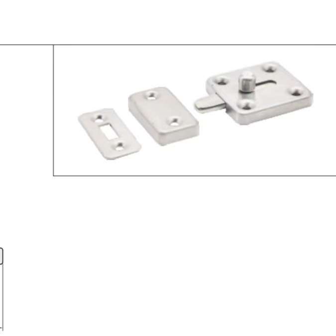 滑动式方形插销中程距离双座板可选HFY59-55 HFY59-35 HFY59-55